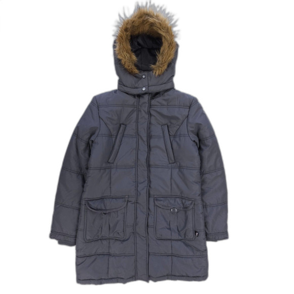 ALPHA INDUSTRIES Madison Vegan Fur Parka Puffer Jacket Military Cargo Gorpcore - Picture 14 of 15